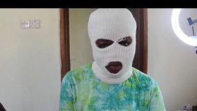 sharon is an home girl who is a lowkey slut so she begged us to fuck on camera on mask