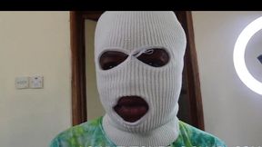 sharon is an home girl who is a lowkey slut so she begged us to fuck on camera on mask