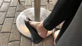 GIRL IN FLATS DANGLING IN PUBLIC - MOV Mobile Version