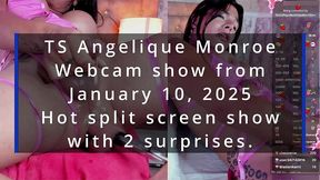 ts angelique monroe - webcam show from january 10, 2025