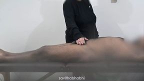 Hanndjob in spa caught in camera