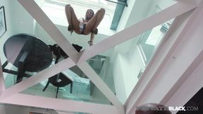BDSM Fun and Interracial Anal Adventure with a Redhead in High Heels