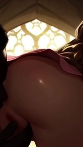 Aerith Takes Big Black Cocks In Her Abandoned Church   Clip 1