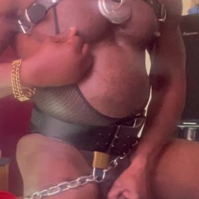 Blackmusclebuttslut Toying Titplay & Cum Session