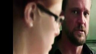 Step dad helps with anal