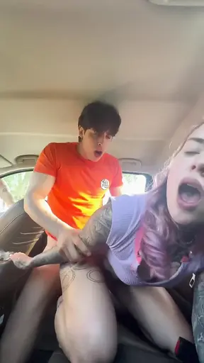 Two lesbians share a lucky stiff cock