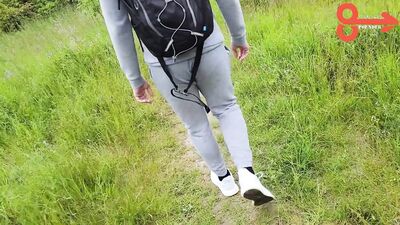 Fucking a Scally Lad in the Woods at a Gay Cruising Spot - Huge Cumshots!