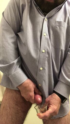 Having a cockjuice cocktail