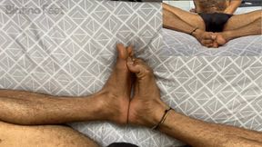 Self Foot Job - Front and Aerial View