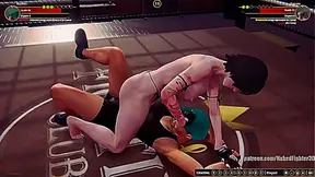 Marilith Battles Kagura in Steamy Naked Fighter 3D Showdown