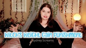 Witch’s Weight Gain Punishment - A gaining weight scene featuring: erotic magic, WGE, transformation fantasy, and growth fetish - 1080 MP4