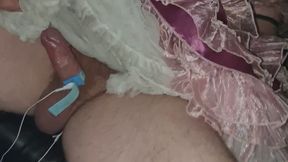 electro punishment whilst tied in the wheelchair for sissy ruby