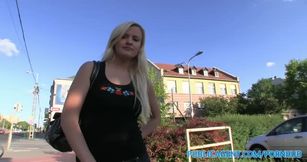Amazing stunning blonde fucked outside in the sunshine