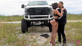 Big Booty Latina Victoria June Fucks Big Dick in Big Truck