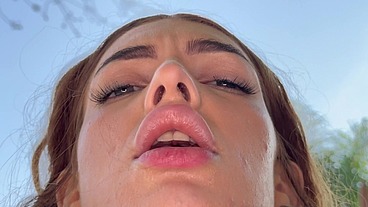 PETITE HORNY SALOME CLLOUT ON MY POV