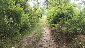 Getting down and dirty with sis-in-law's sweet, juicy pussy&#x270C; in the jungle heat.