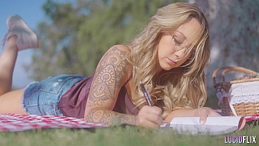 LUCIDFLIX The author with Remy LaCroix