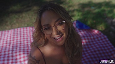 LUCIDFLIX The author with Remy LaCroix