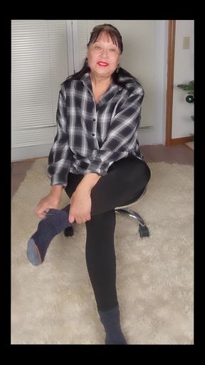 Masturbating My Hairy Pussy and Ass While Having an Orgasm Changing Out of My Clothes Into My Nightie