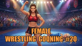 Female Wrestling Gooning #20: Pinned Under Goddess Muscle