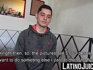 Adorable twink Ramino offered money in exchange of his sexy ass