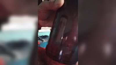 Figure skating Hubby uses his toy