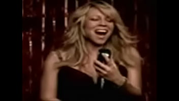 Short Video Clip of Mariah Carey young Wearing bra &amp_ white panties