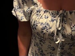 Fitting Room Oral sex and Doggy Screw Gone Wild – This chab Couldn't Stay Quiet!