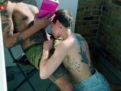 Horny Couple Lisa And Dadinho Enjoying An Outdoor Blowjob