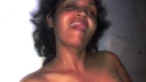 Jaanu's Big Black Cock Is Hanging Like a Meat Pole Served with