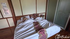 Stepdad Rams Big Dick in Stepdaughter Bald Pussy Hotel Destroyer