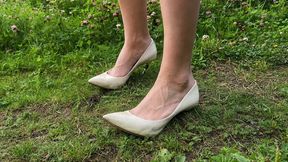My Casadei Blade Heels Started Disappearing into the Earth Casadei Blade vs. Soft Ground The Day My Casadei Blade Heels Sank into the Grass Beautiful Casadei Blade Heels... Until They Sank