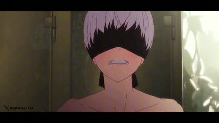 Horny Androids 2b having sex- hentai anime
