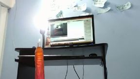Valery Fucks Her Ass with Dildo