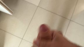 Stepson jerks on step mom in the shower