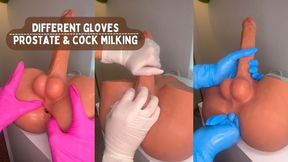 Different Gloves Prostate & Cock Milking Practice Feat Aria Nicole 1080p - Nitrile Gloves, Latex Gloves, Medical Fetish, Med Exam, Nurse Play, Prostate Massaging, XS Gloves, Handjob, Anal Masturbation, Cock Milking, Medfet copy