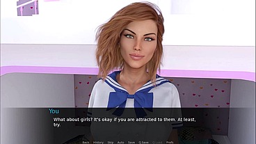 Johannesgaming - update #91 - Futa dating Simulator 3 Ruby is teasing him with her sexy school outfit - Jun 06, 2024