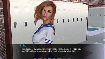 Johannesgaming - update #91 - Futa dating Simulator 3 Ruby is teasing him with her sexy school outfit - Jun 06, 2024