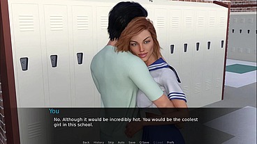 Johannesgaming - update #91 - Futa dating Simulator 3 Ruby is teasing him with her sexy school outfit - Jun 06, 2024