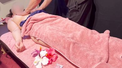 Prolonged oil massage leaves cock throbbing past breaking point