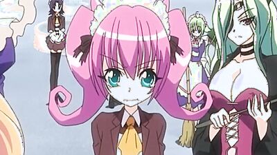 Sexy maids in outfits give sloppy BJ & ride big cocks like pro