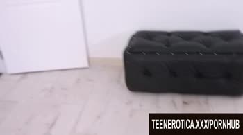 Lolly Small's Teen (18+) Delight: Dazzling Blonde Teen (18+) Takes a Thrilling Cock Ride
