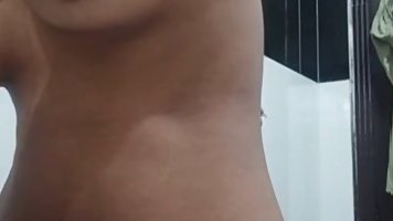 Amateur Indian teen masturbates with cucumber