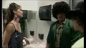 Pimp-meister was short in the toilet room of night club and heaven angel Venus came to give him the second chance