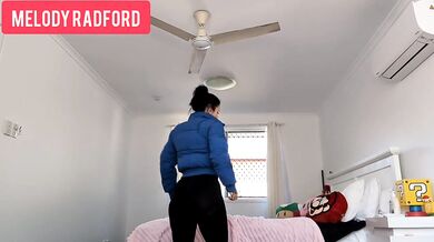 MILF Sheer Leggings try on Melody Radford Fucked