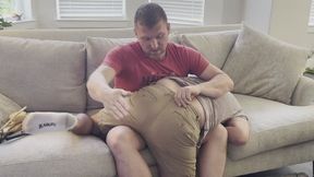 Roasted Bare Bottom: No Excuses Spanking