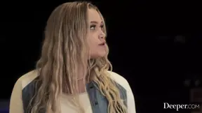 Petite blonde Chloe submits to her dream man