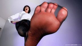 Giantess Nylon Foot Smother (720p)