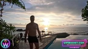 Sunset Adventures: Amateur Couple's Intimate Encounter in Nature