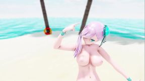 MMD swimsuit Miyamoto Musashi fgo
